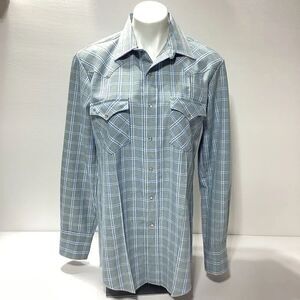 Vintage Fenton Pearl Snap Western Plaid Button Front Shirt